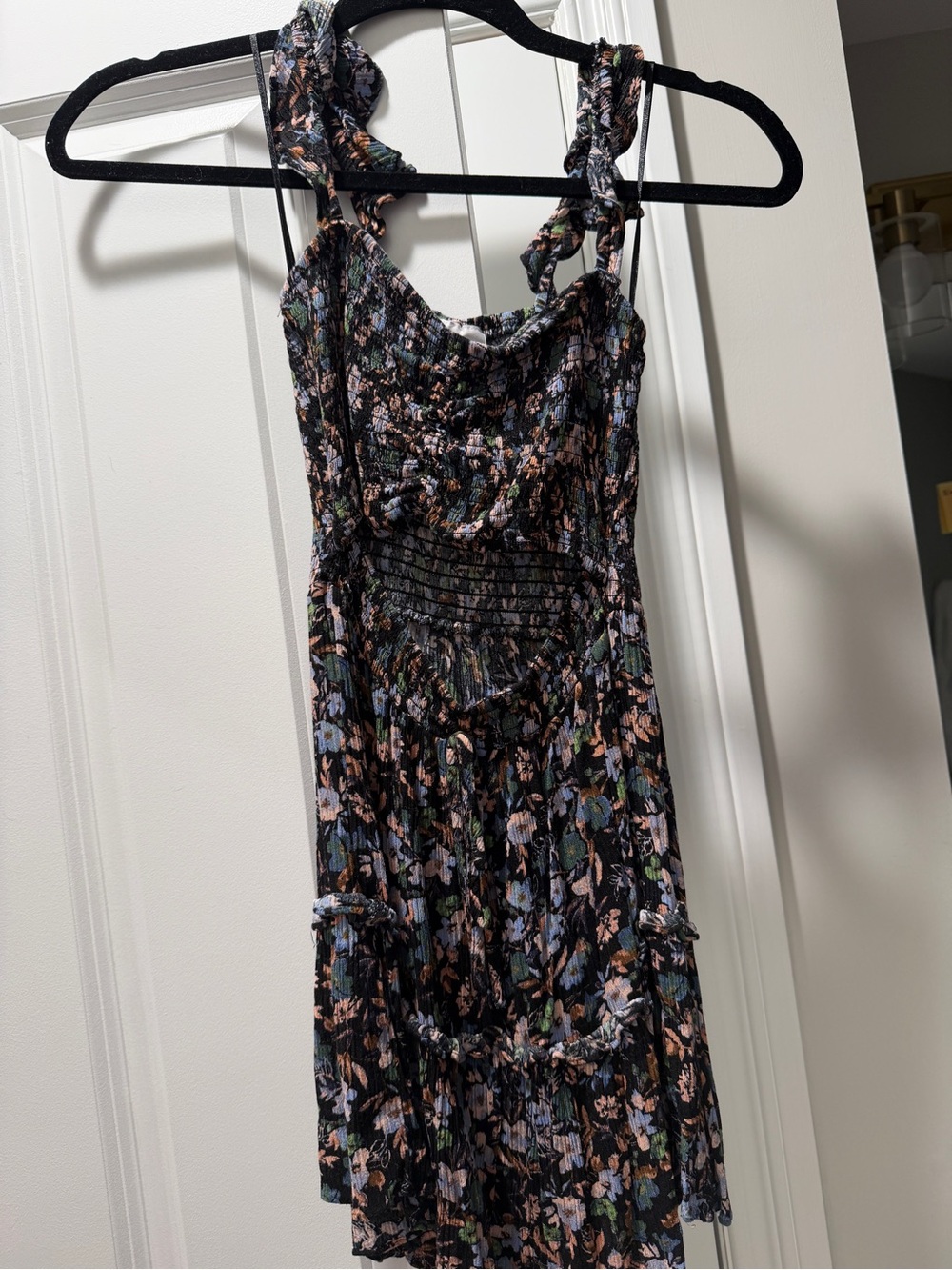 Skylar + Madison Black Floral Mini Dress